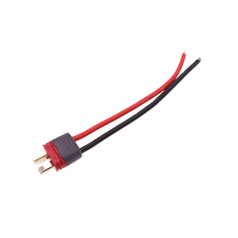 1PCS Deans T-Plug Male Female Connector Silicone Wire With 10CM 16AWG Suitable For Rc Lipo Battery Model Charger Interface