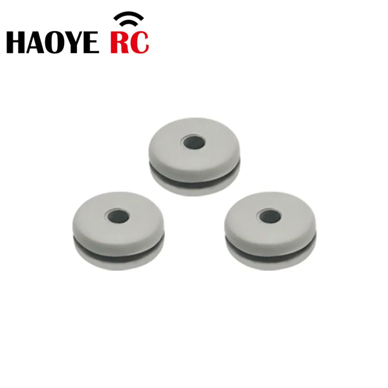 Haoye 20Pcs/Lot Heli Canopy Rubber Grommet For RC Airplane Helicopter  450/500/600 Color Grey