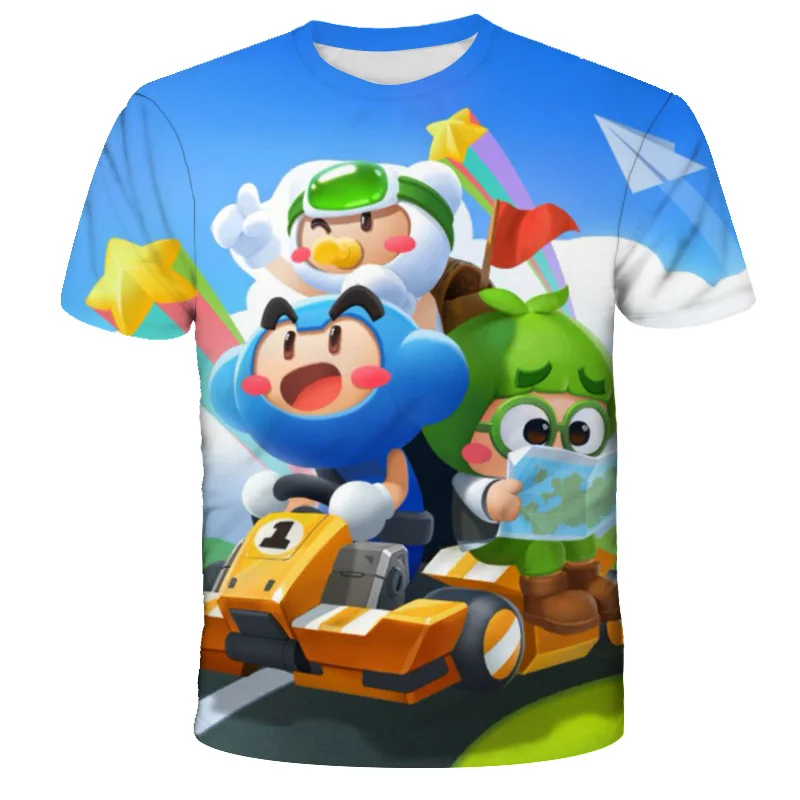 الأطفال الكرتون بلايز الصيف الصبي قصيرة الأكمام 3-14Y الطفل تي شيرت رياضية الأولاد سيارات ثلاثية الأبعاد طباعة تي شيرت فضفاض التي شيرت أنيمي المحملة