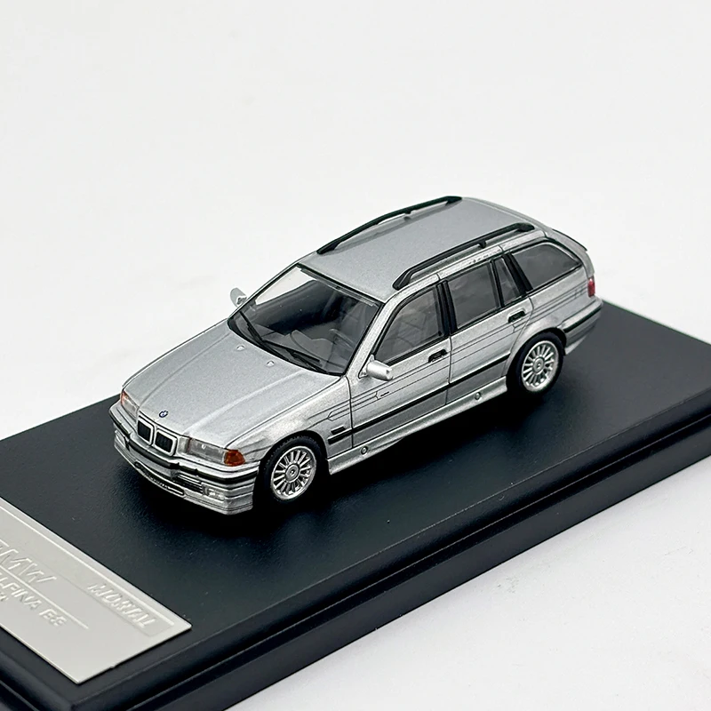 Diecast 1/64 Scale BMW E36 B8 Alpina 3 Series Crock Station Wagon Car Model Alloy BMW E36 B8 Alpina Car Model Collection Display