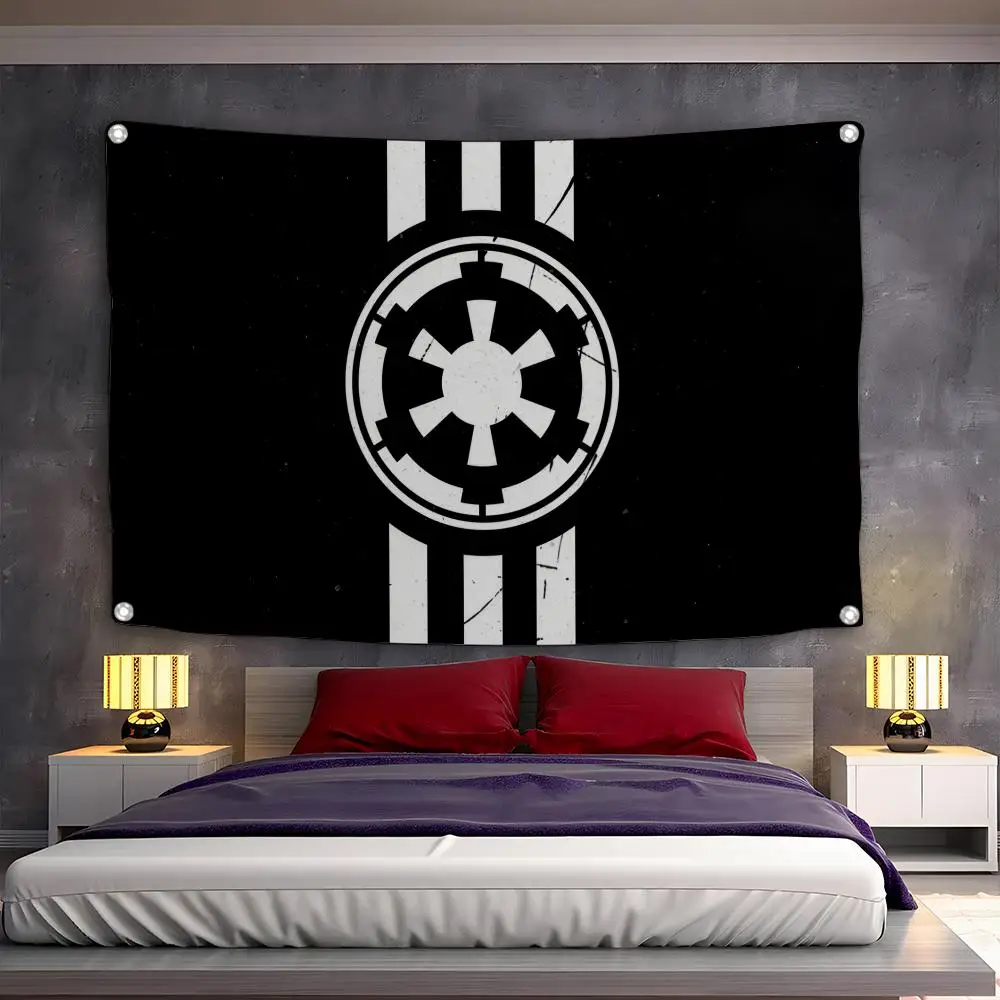 G-Galactic E-Empire Rebel Flags Custom Camping Outdoor Garden Room Bedroom Decor Party Backdrops Wall Art Family Gifts