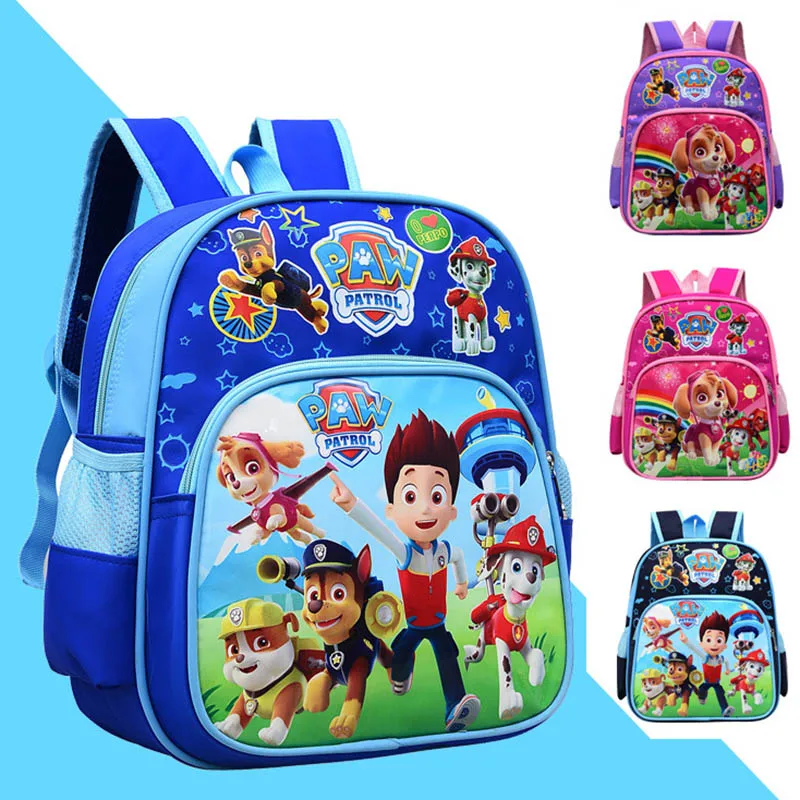 High Quality Genuine Paw Patrol Chase Skye Bag Kids Backpack Figure Doll Children School Satchel bag kids knapsack Children Toy