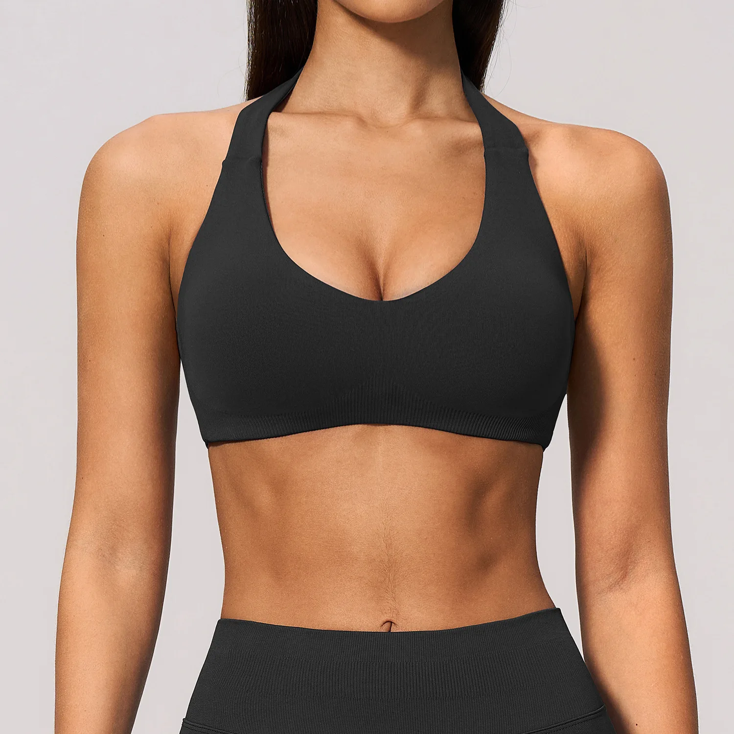 Rückenfreier Neckholder-Yoga-B – Pilate Yoga Workout Bewertung und Preis