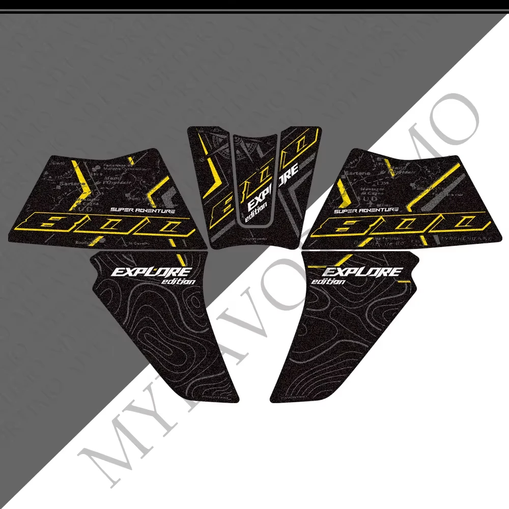 Motorcycle For Kove 800X 800 X Pro Super Adventure RALLY ADV Tank Pad Side Grips Gas Fuel Oil Knee Protector Frosted Stickers