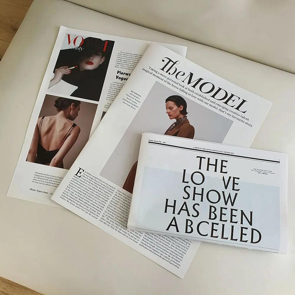 Photo Magazines English Newspaper Multifunctional Photo Props Photography Background Decoration Props Magazine Style Newspaper