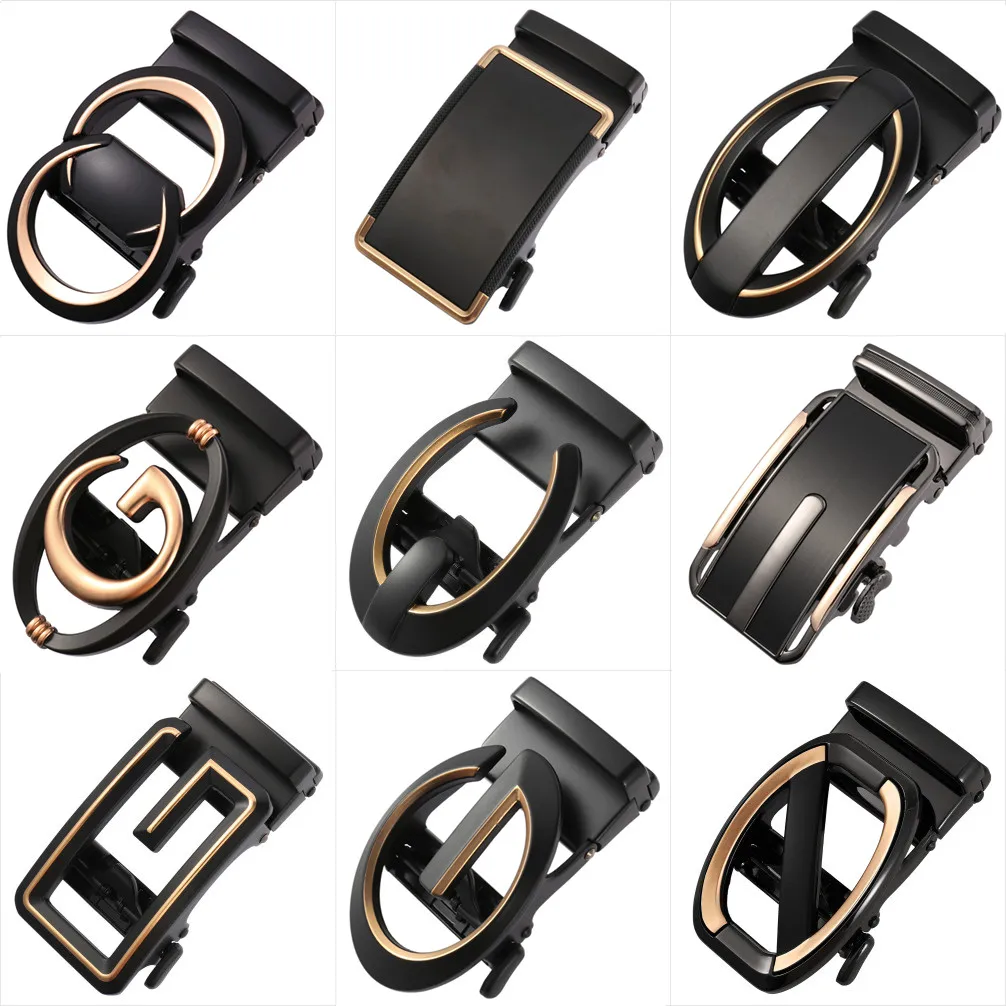 

New Men's Belt Buckle Leisure no Belt Buckle Business Accessories Automatic Buckle Width 3.5CM Luxury Belt Designers Men