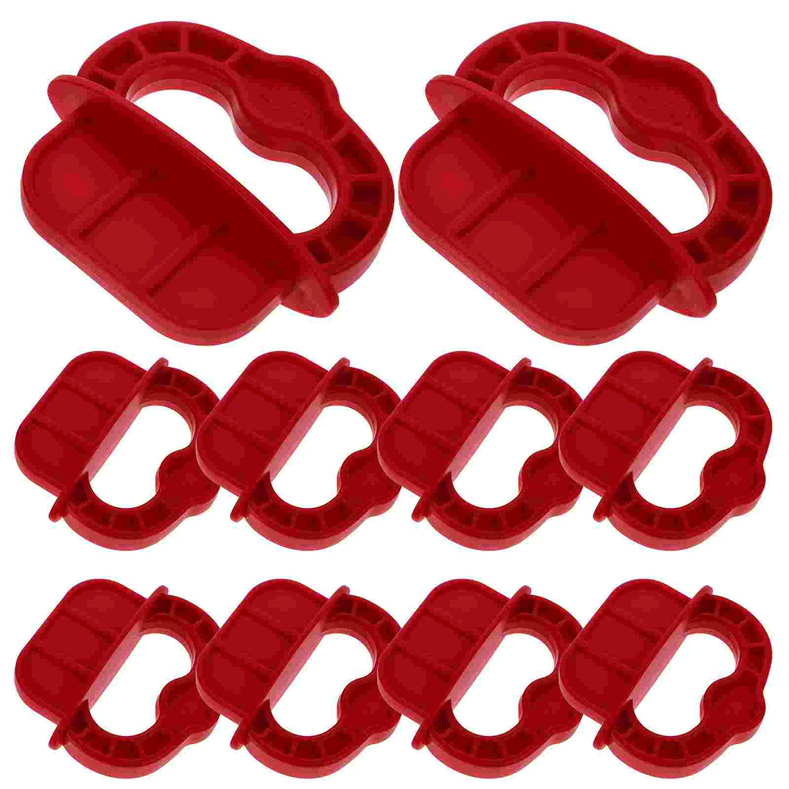 

12 Pcs Nail Deck Clamp Spacer Ring Building Tools Plastic Kit Decking