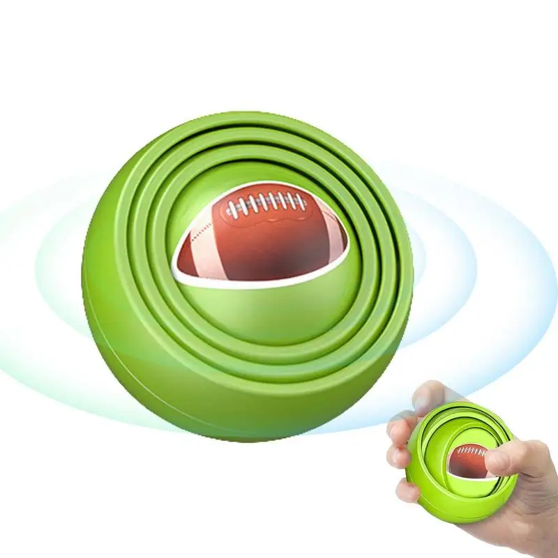 2023 New Arrival 3D Infinite Flip Decompression Ball Finger Puzzle Toys Sensory Spinner Infinity Ball Stress Relief Toy