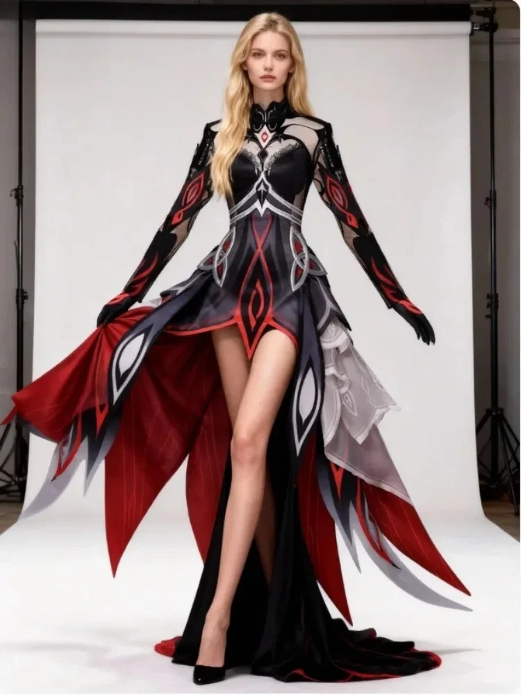 

High-Quality Death's Ruler Cosplay Costume - Intricate Detailed Full Set Outfit for Anime Game Cosplay Enthusiasts