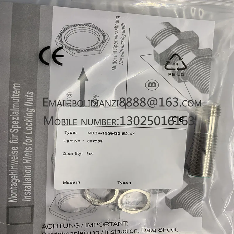 

The brand-new original sensor NBB4-12GM30-E2-V1 NBB4-12GM30-E0-V1 One year warranty in stock