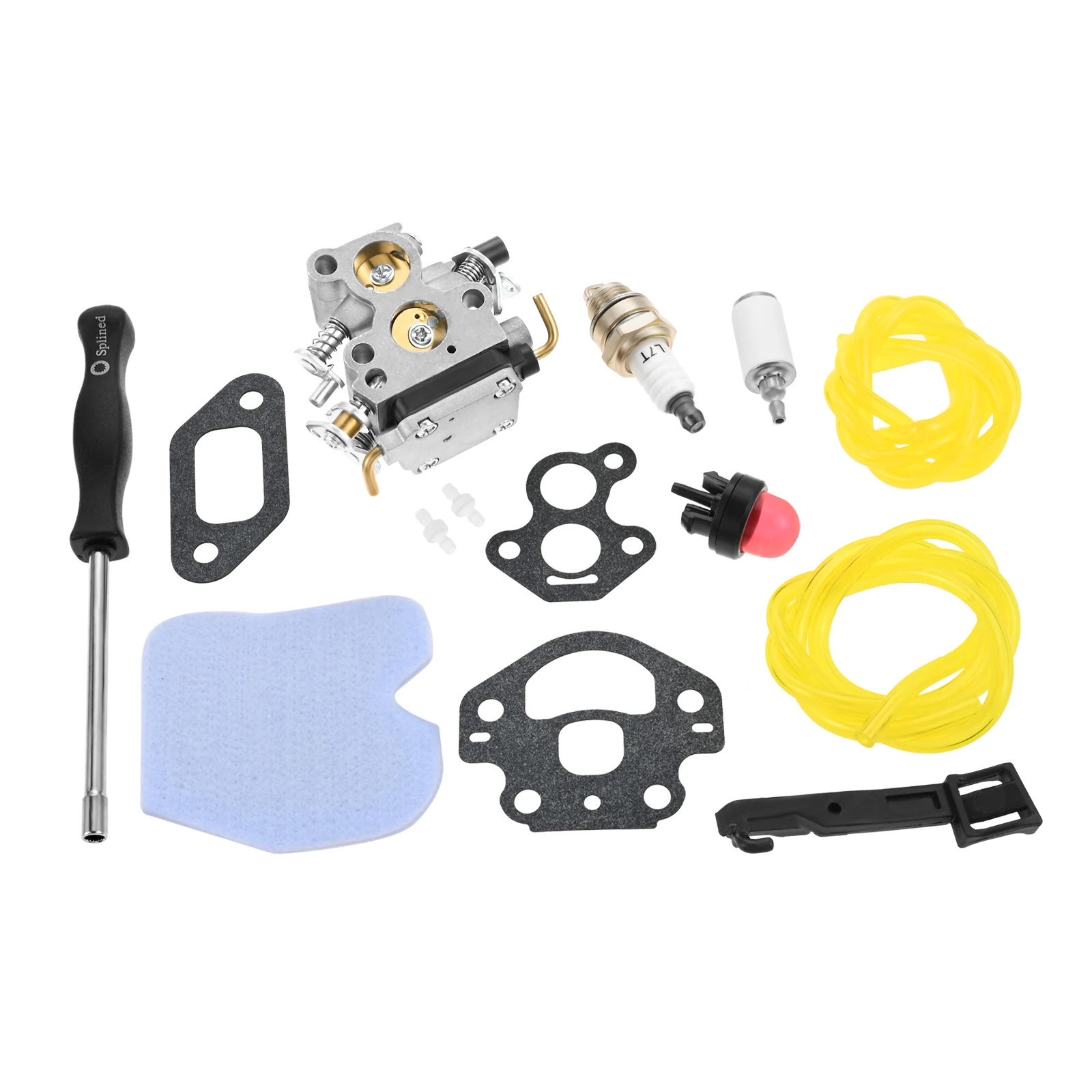 المكربن ث/ضبط طقم تصليح صالح ل Husqvarna 235 235E 236 236E بالمنشار ل Jonsered للحرفي Carb ل Zama C1T-W33C