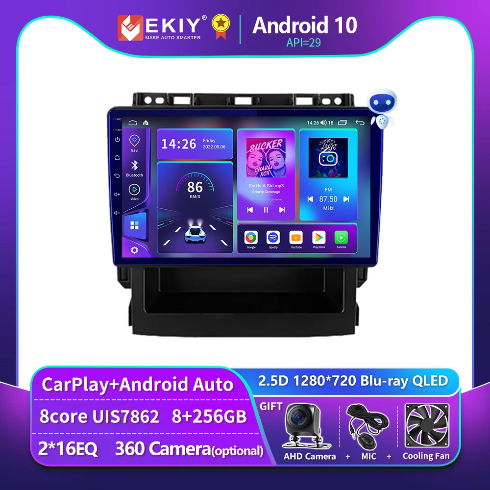 

EKIY T900 For Subaru Impreza Forester XV 2017 - 2020 Android Car Radio Stereo Multimedia Video Player Navigation GPS Carplay DSP