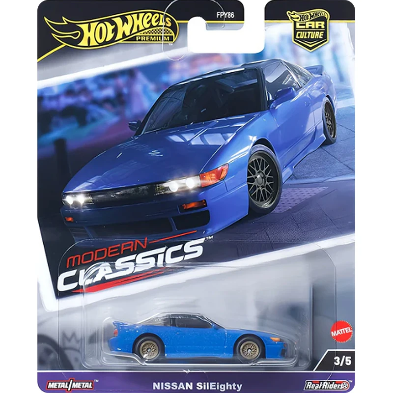 Hot Wheels Premium Car Culture Premium Classici moderni Nissan Skyline Pandem Subaru Forester STI Benz 190E 1/64 Modello giocattolo FPY86