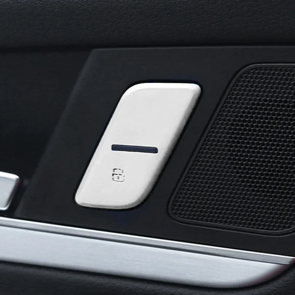 4Pcs Car Door Lock Button Stickers For Audi A4 B9 A3 8V A6 C8 Decorative Frame Cover Sequins Trim Auto Interior Accessories