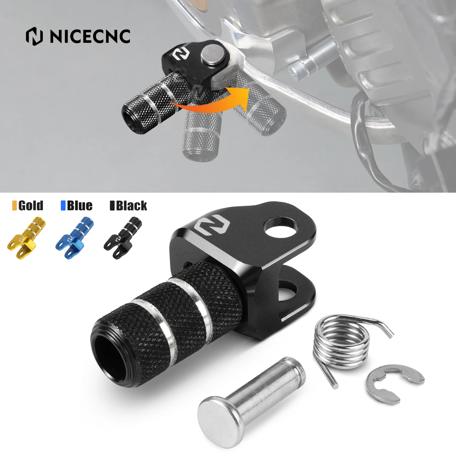 

NICECNC For Suzuki 2000-2024 2023 DRZ400SM DRZ400S DRZ400E DRZ400 Motorcycle Adjustable Gear Shift Lever Tip DR-Z 400 E S SM