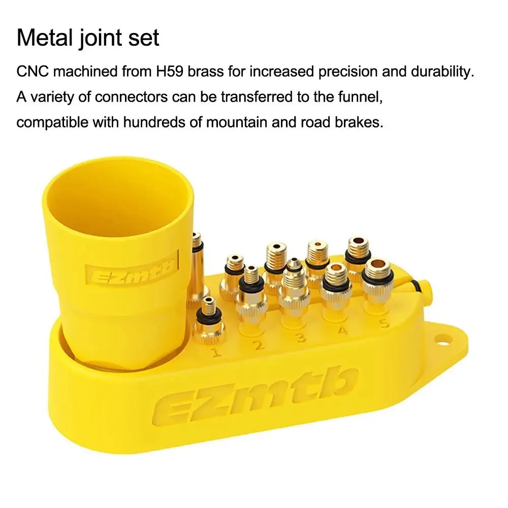 أداة مشتركة أداة إصلاح دراجة قرص فرامل الفرامل النفط تنزف عدة الفرامل تنزف محولات مجموعة دراجة الصحن الهيدروليكي الفرامل أداة إصلاح #2