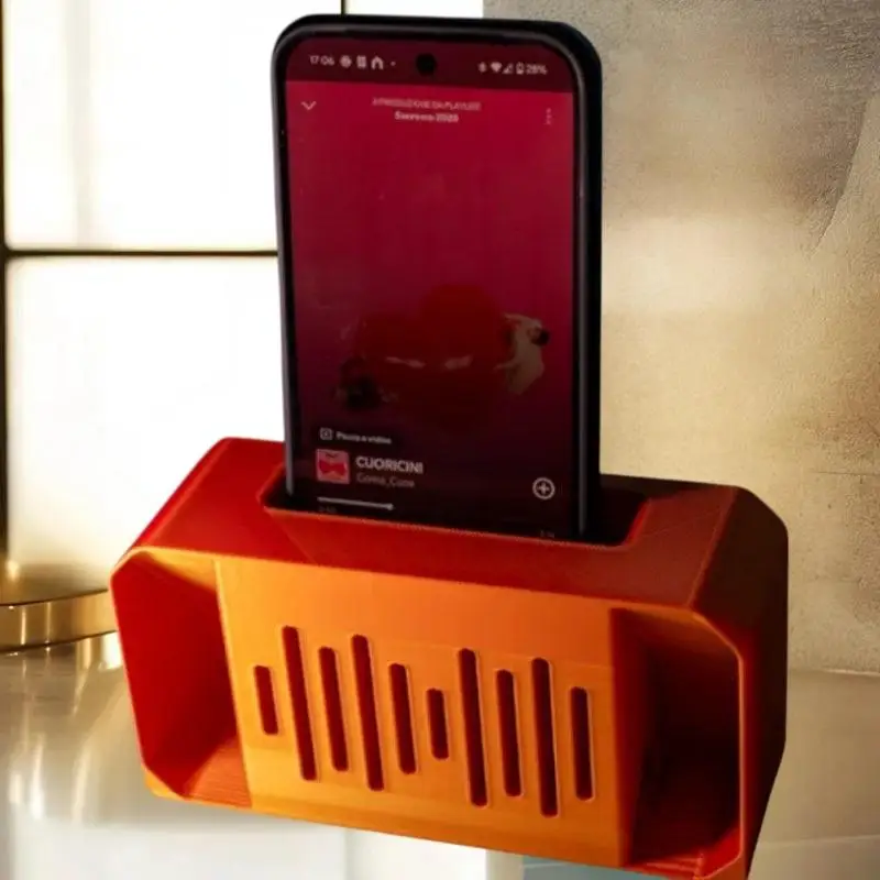 3D Sound Amplifier Phone Stand Universal Mini Megaphone Cell Desktop Portable Plastic Phone Holder Phone Accessory