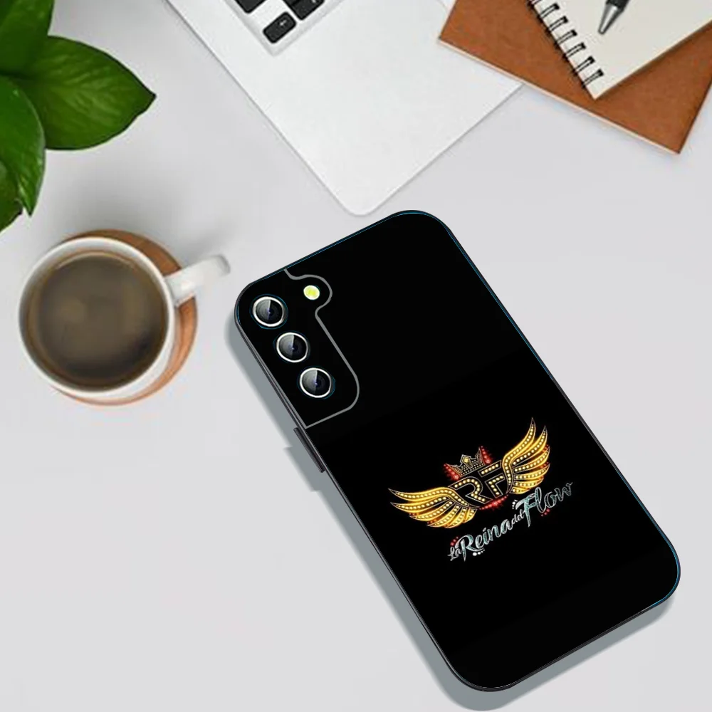 The Queen Of Flow TV La R-Reina Flow Phone Case For Samsung Galaxy A52 A12 A51 S21 Edge S22ULTRA S23 S20LITE Plus Black Cover