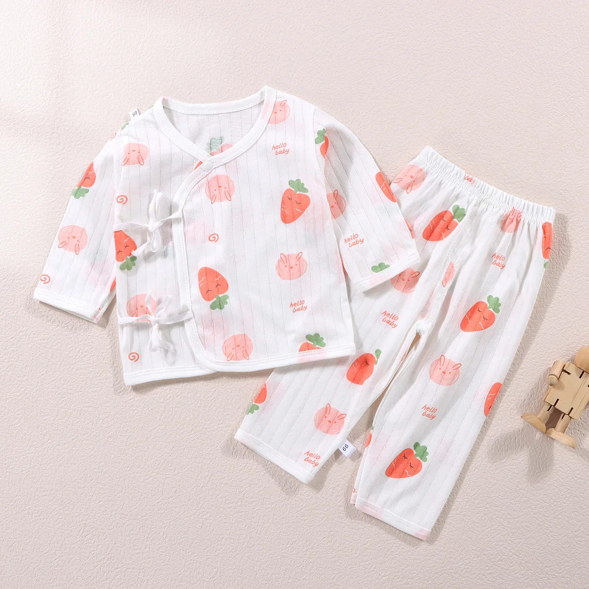 Summer Autumn Children Home Clothing Pajamas Baby Underwear Set Thin Section Kids Clothes Boys Girls Two-piece Clothe Set