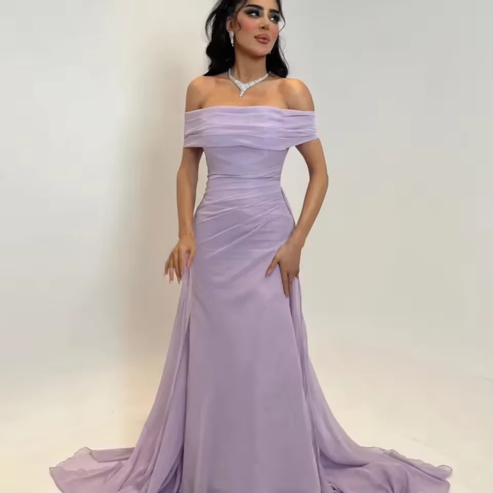 

Элегантные женские вечерние платья с открытыми плечами, облегающее платье для выпускного вечера с открытой спиной на шнуровке длиной до пола, платья de fiesta по индивидуальному заказу