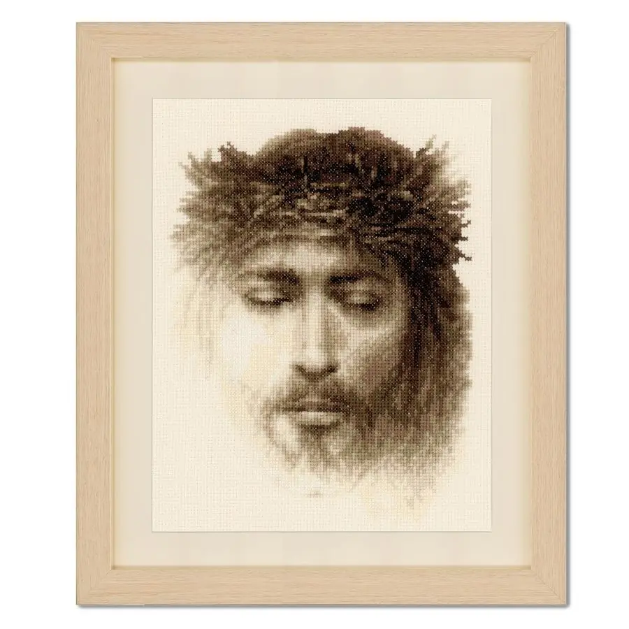 

Counted Cross Stitch Kit Jesus 7.6 x 9.6