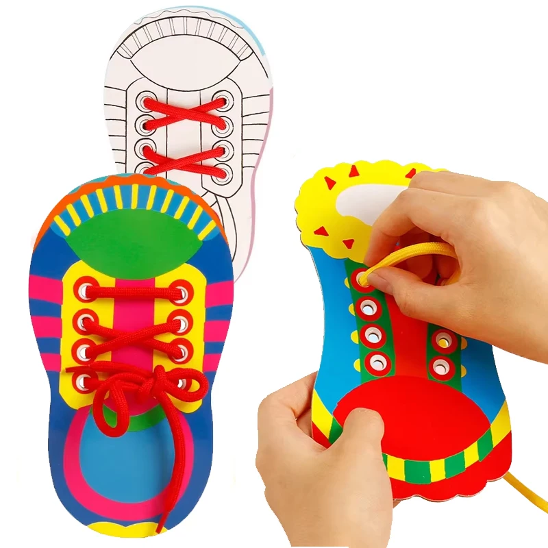 Shoelace Threading …