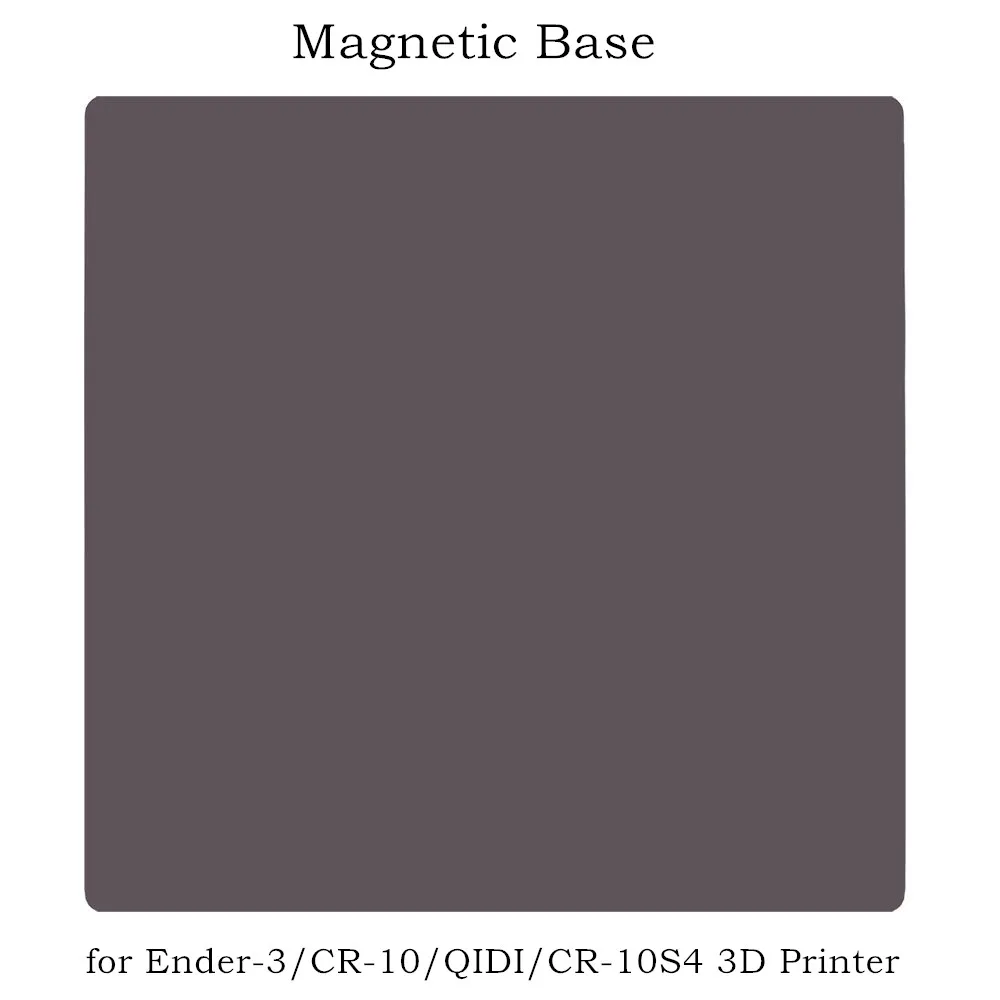 3D Printer Magnetic Base 1.2mm Thick with Adhesive Tape 235/310/330/410mm High Temp Sticker for Ender-3/CR-10/QIDI Build Plate