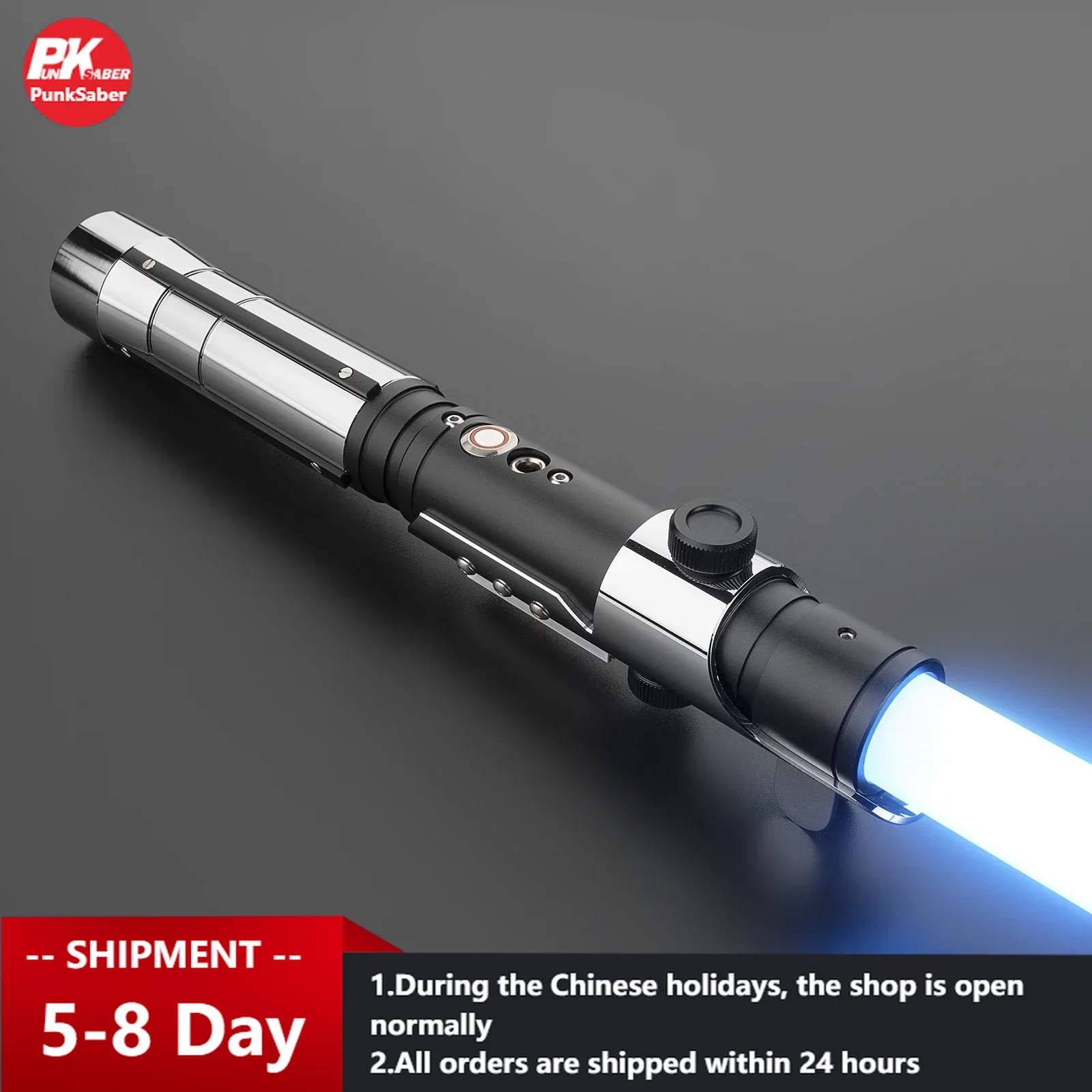 PunkSaber Lightsaber Neopixel Jedi Laser Sword Heavy Dueling Sensitive Smooth Infinite Changing Hitting Sound Light Saber Toy