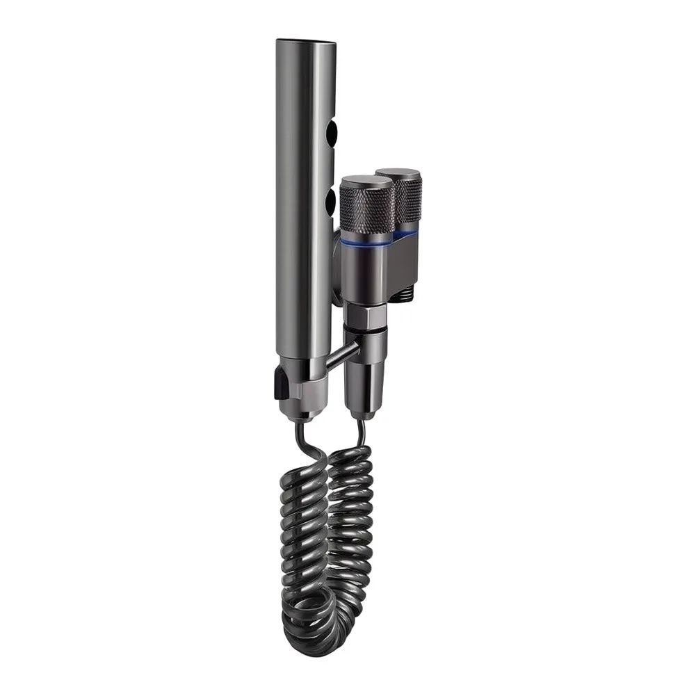 High Durability Stainless Steel Bidet Sprayer Set with Matte Gray Dual Pressure Adjustment and Complete Installation Kit