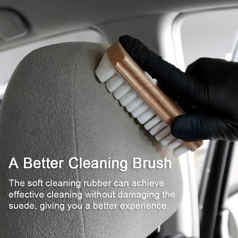 Car Interior Parts Cleaning Brush Static Electricity Suede Cleaning Brush for Suede Nubuck Material Shoes/boots/bags