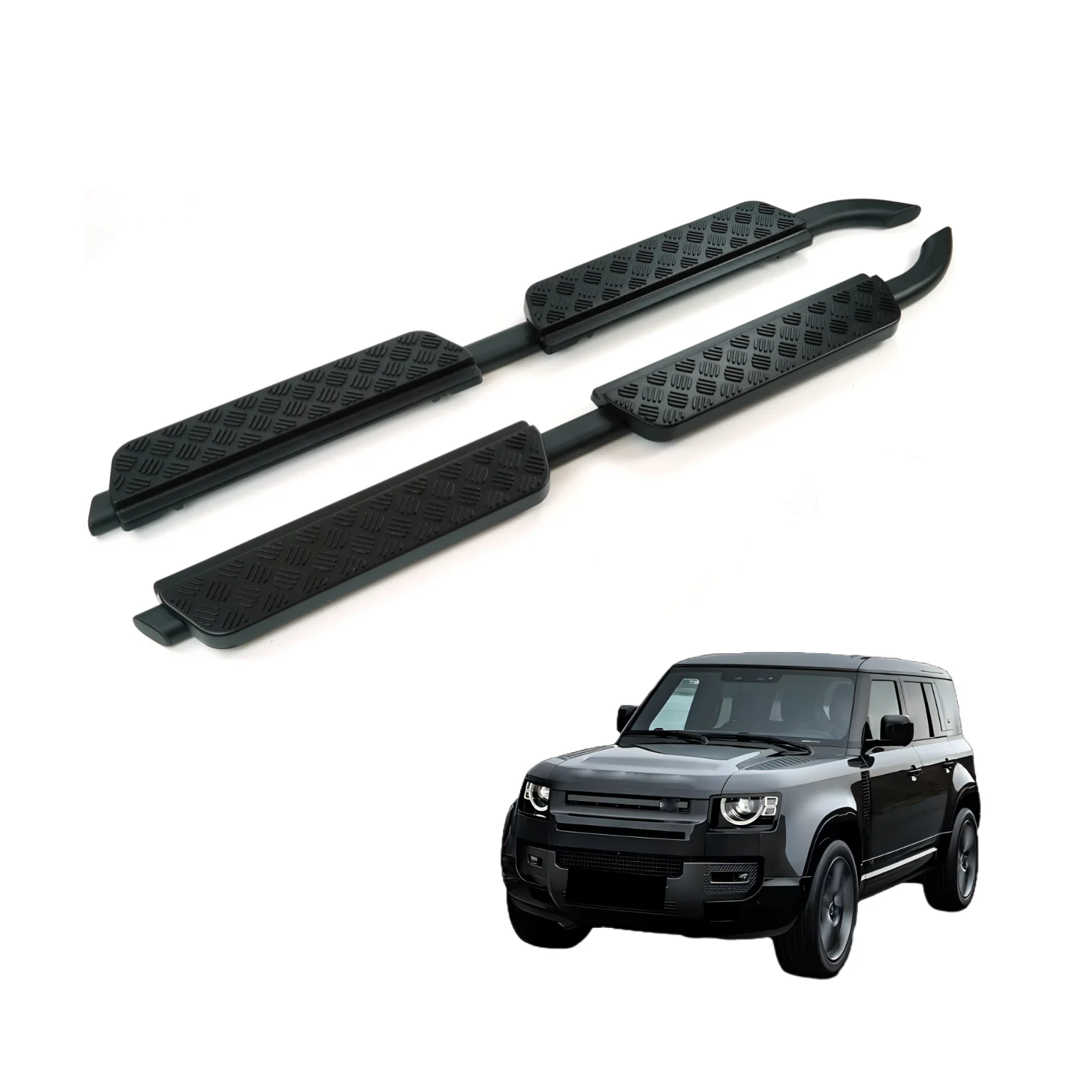 

Modification Car Body Parts Side Steps Running Board Foot Pedal for Defender 90/110 2021 2020
