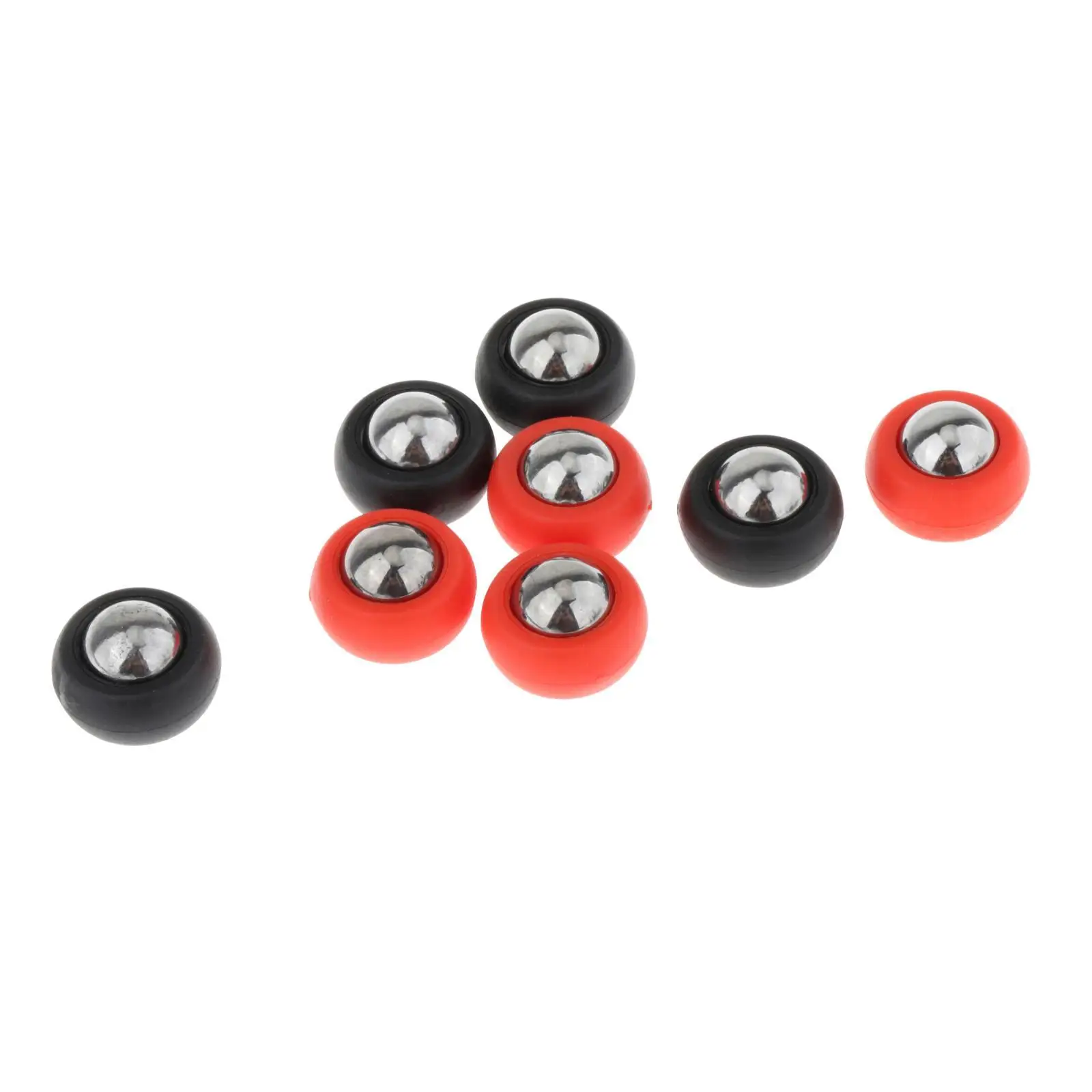 8x Mini Shuffleboard Pucks, Shuffleboard Table Pucks, 2 Colors Diameter 1.8cm