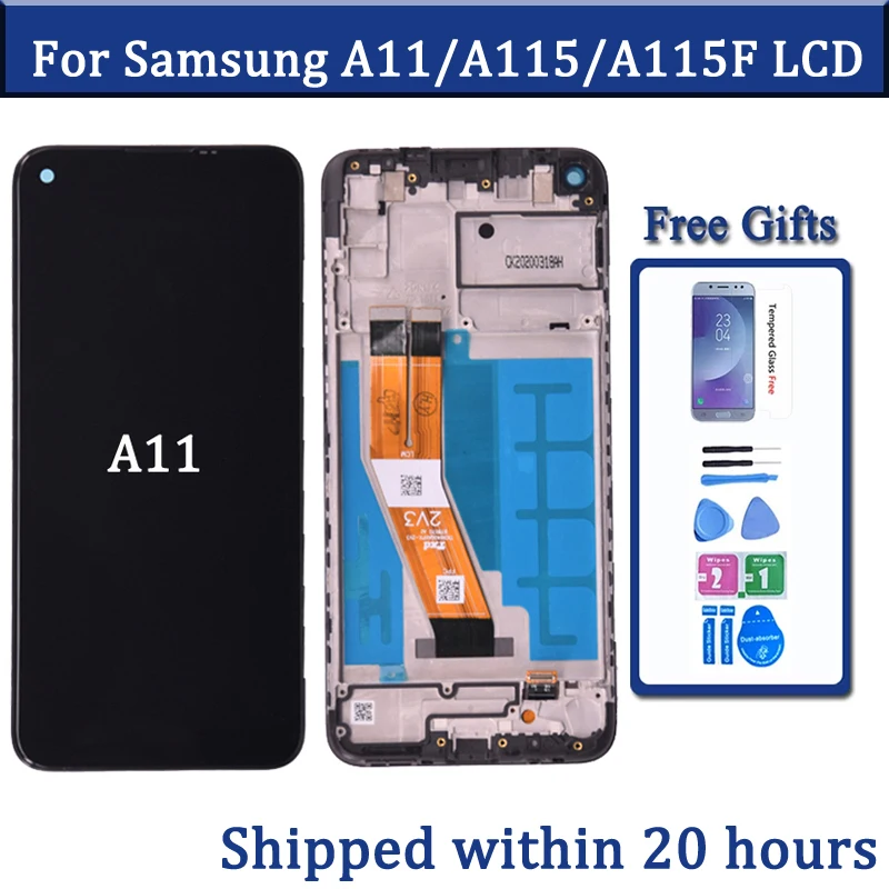 

For Samsung A11 A115 SM-A115F LCD display With Touch Screen Assembly for Samsung SM-A115F/DS lcd screen