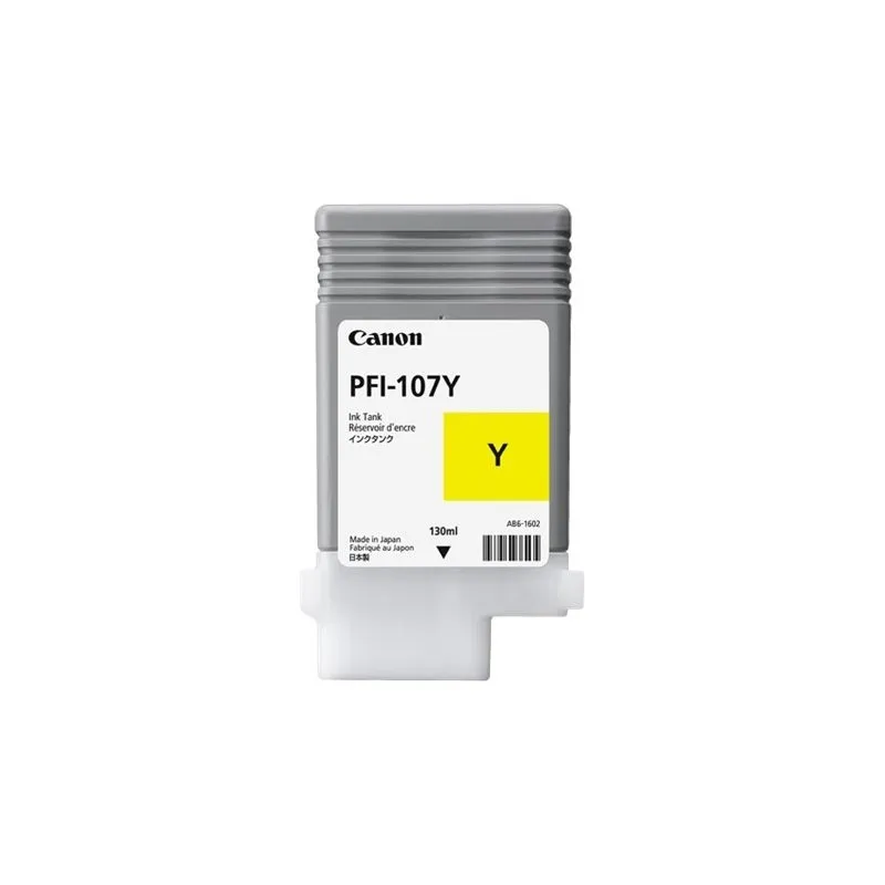 Canon PFI107 yellow Original ink cartridge-PFI107Y/6708B001 PFI107Y tintasycartuchos.com