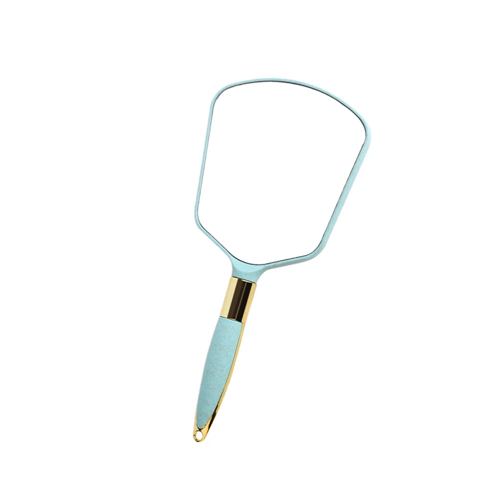 

1Pcs Portable Makeup Mirror Handheld Wall Hanging Compact Mirror Clear Hd Surface Practical for Women Travel