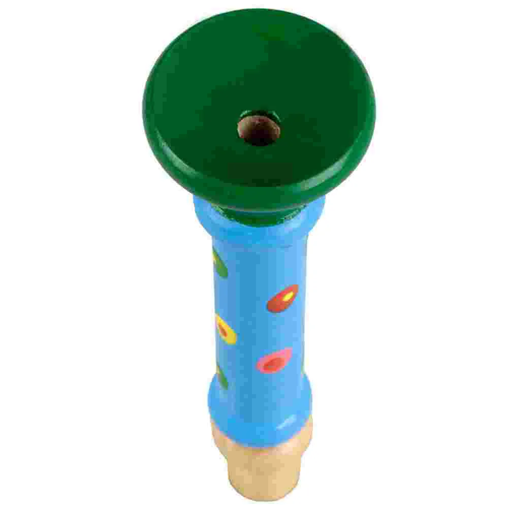 Small Wooden Horn Child Musical Instruments Toy Creative Trumpet Kids Interesting Toys