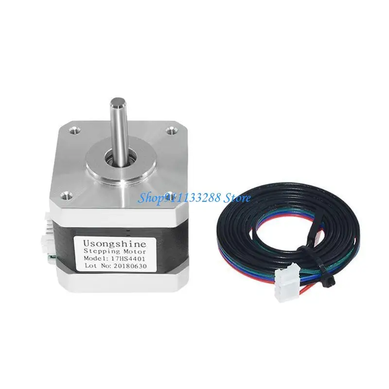 

Шаговый двигатель G88D 4-выводной 1.5A 40N.CM 17HS4401 42BYGH для оборудования для монитора 3D-принтера