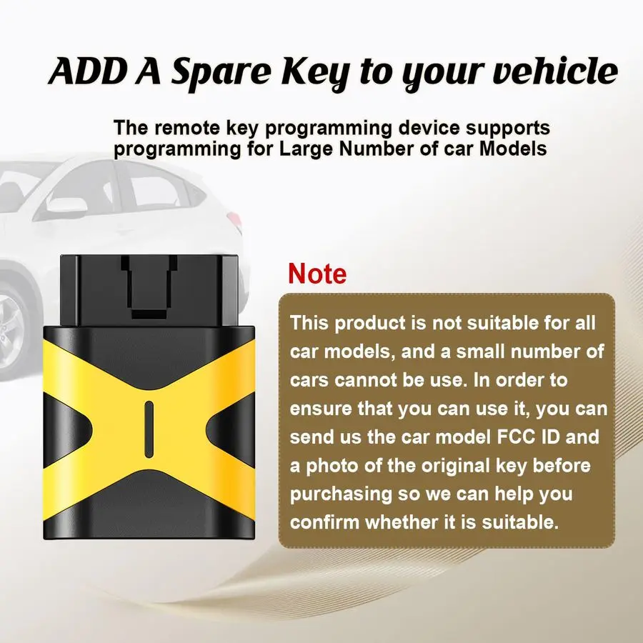 Llave DIY programación remota auto programable para Dodge Ford Toyota Chevy KIA Hyundai Honda modelo seleccionado para programar Fobik Blade