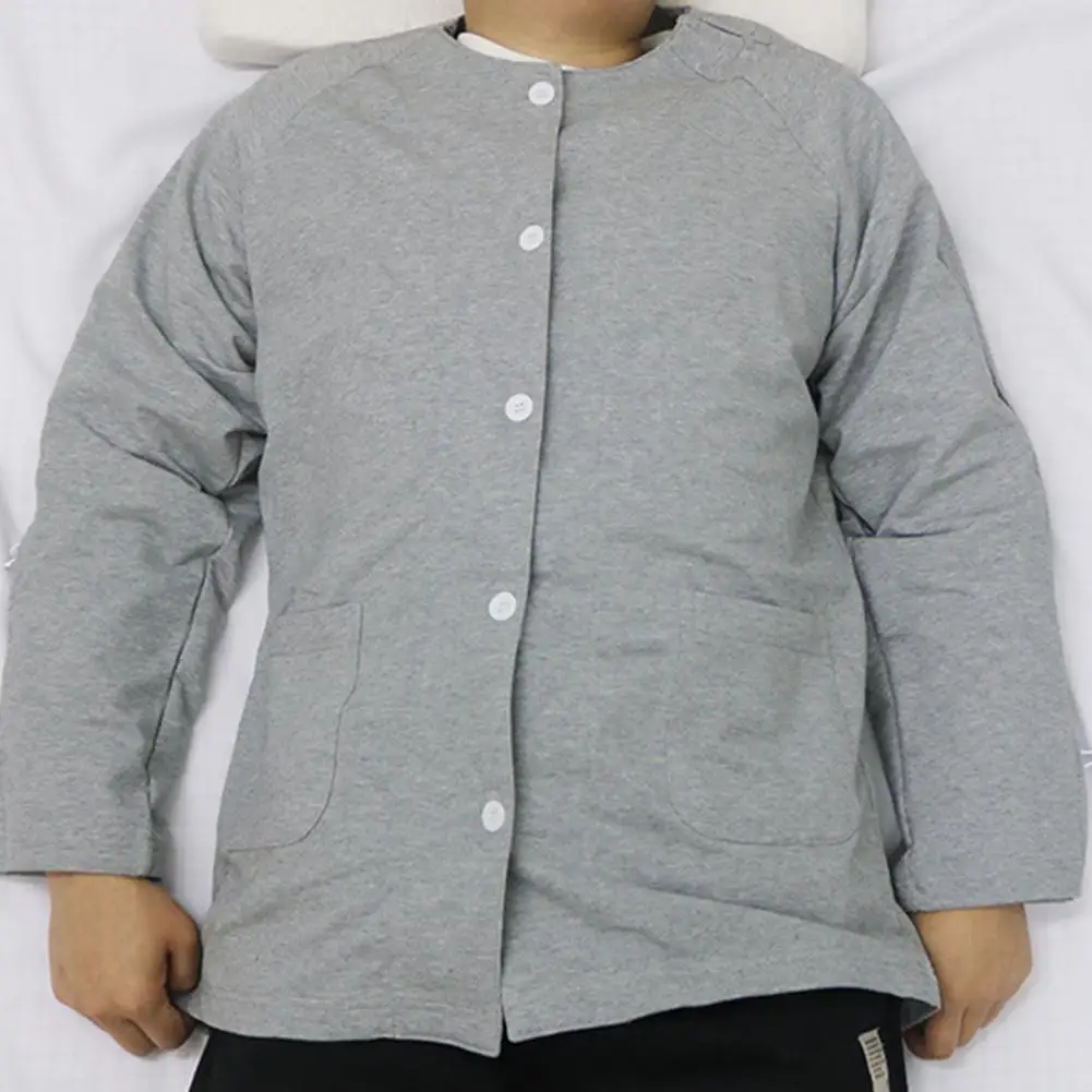 

Examination Top Loose Homewear All Match Wear-resistant Sweat-absorbing Bedridden Elderly Top Elderly Top for Home