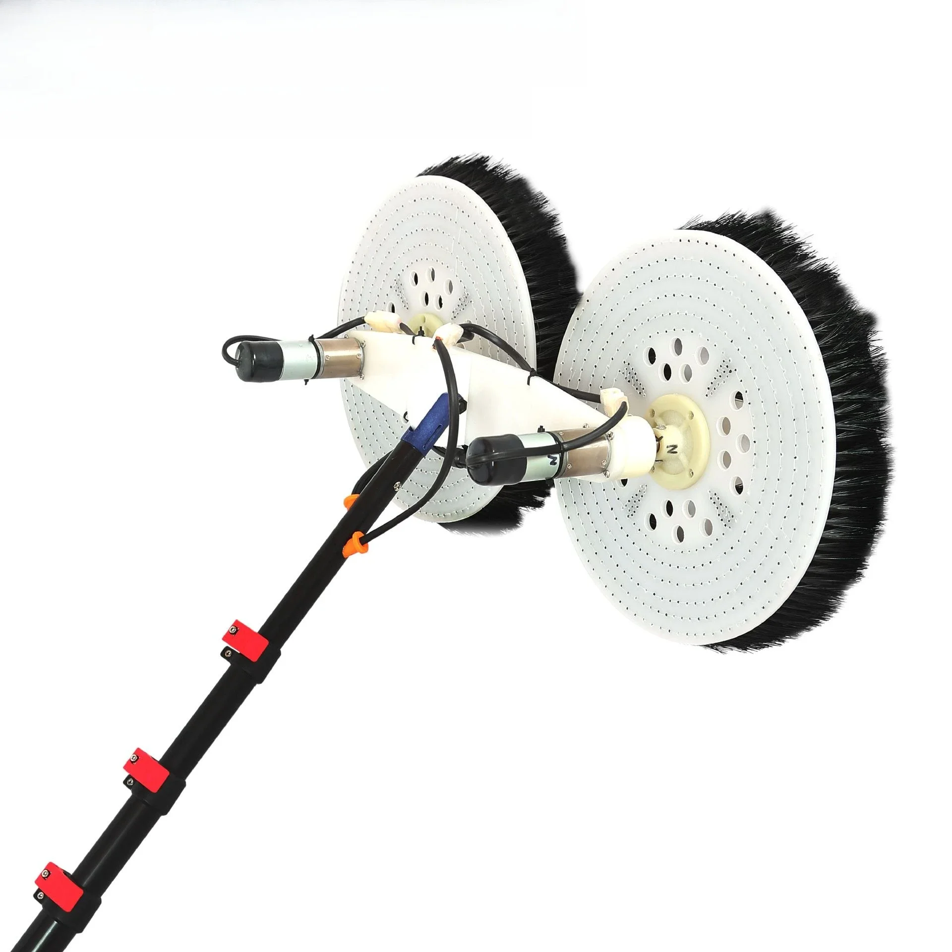 Special water spray cleaning for solar photovoltaic panel cleaning robot components