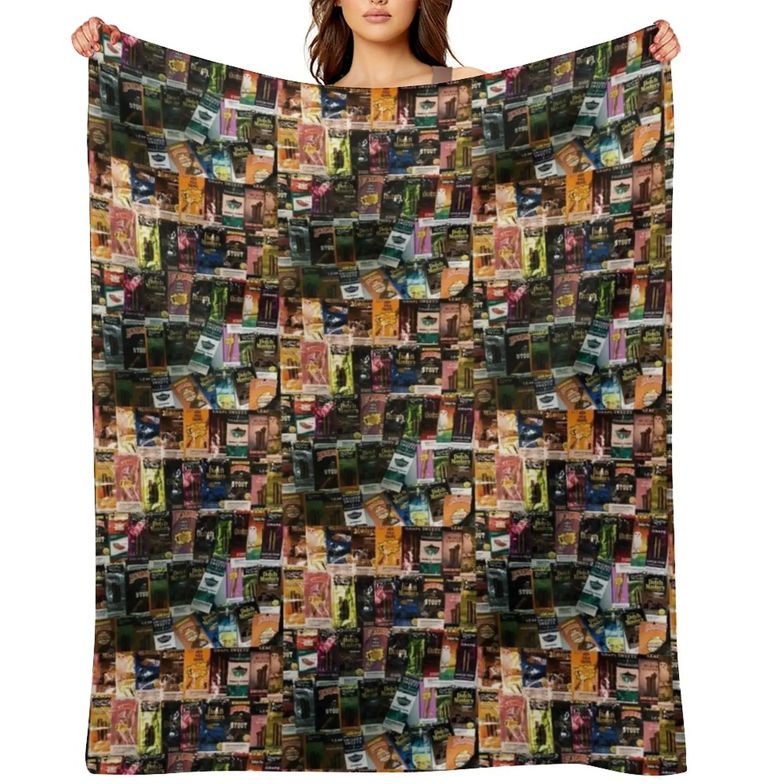 

Bluntwrap Background Throw Blanket Vintage Luxury Throw Flannel Fabric Blankets