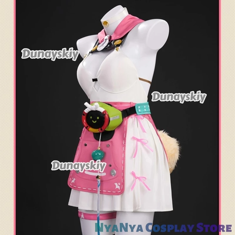 لعبة Zenless Zone Zero Alice Thymefield كوسبلاي كوسثمانيون شعر مستعار بحر الزعتر ملابس النساء الأرنب الفتيات الزي دعائم حفلات الهالوين #6