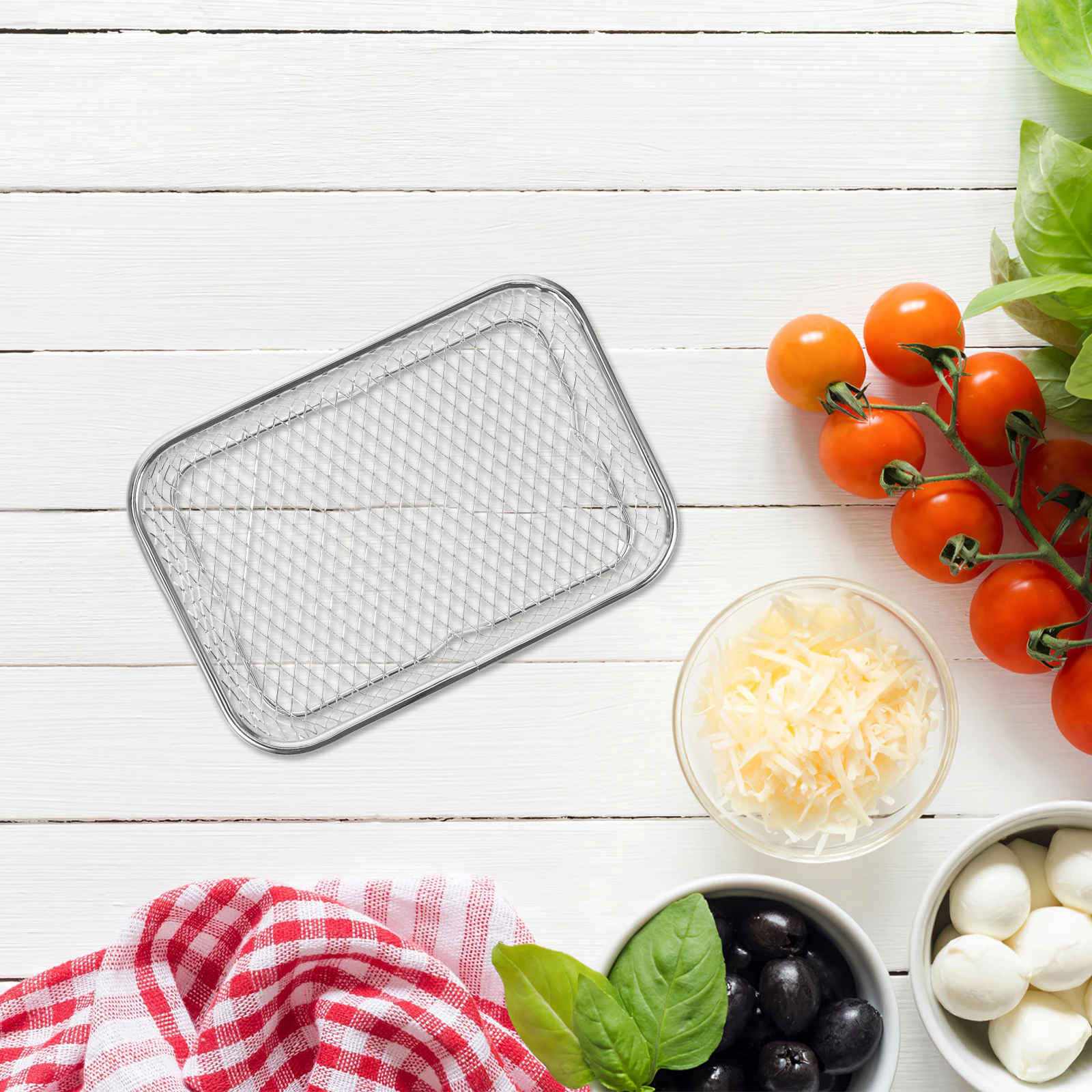 

3pcs Stainless Steel Steaming Rack Heavy Duty Kitchen Strainer Dishwasher Steamer Washing Vegetables Cooking Draining Reusable