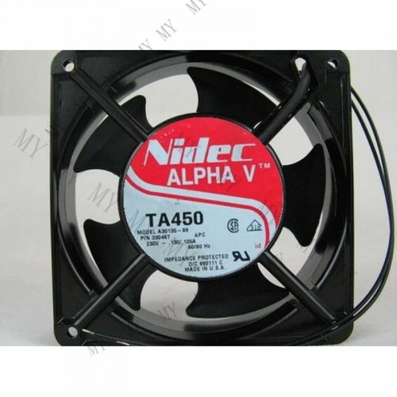 

TT 1pcs for Nidec A30135-89 230V 0.130A 12038 120mm 2-wire DC cooling fan