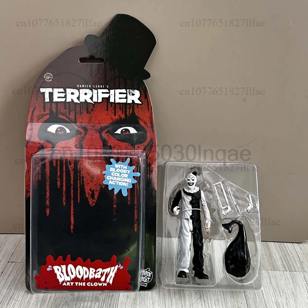 Figura de acción coleccionable de Art the Clown, el Joker de Terrifier BLOODBATH, con articulaciones móviles, ideal como adorno para habitación o regalo.