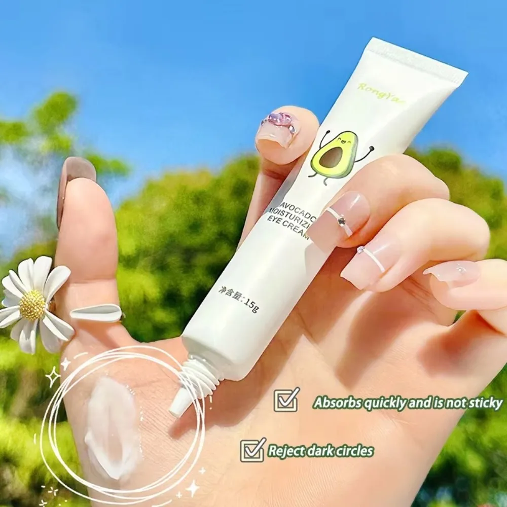 

Увлажняющий крем для глаз с авокадо, 15 г, уменьшающий морщины, уход за кожей вокруг глаз, уменьшает темные круги, увлажняющий контур глаз