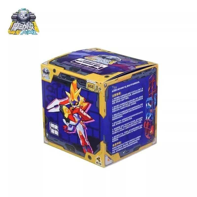 Figura de anime NUCLEAR de MOTOR en stock, conjunto de batalla Nuclear Mecha misteriosa, caja ciega, serie aleatoria, juguetes de regalo de 6 piezas