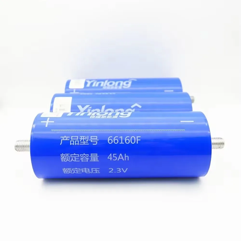 

6pcs 2.3V 45Ah High Discharge Rate LTO Battery Cell 2.3V 30Ah 35Ah 40Ah 66160 Lithium Battery