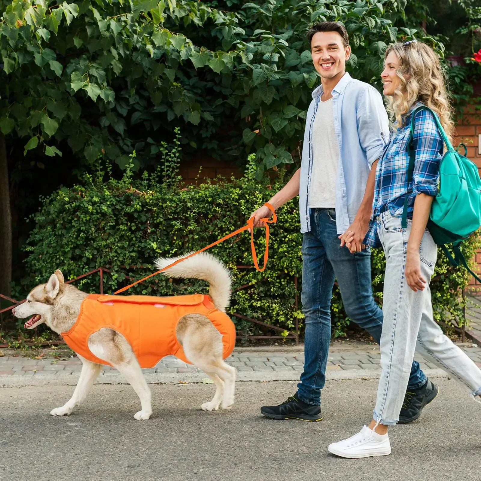 Large Dog Sling Carrier Dog Stair Helper Lift Support Harness Sling Pet Clothing Assisted Flexible Walking Aid Strap for Outdoor