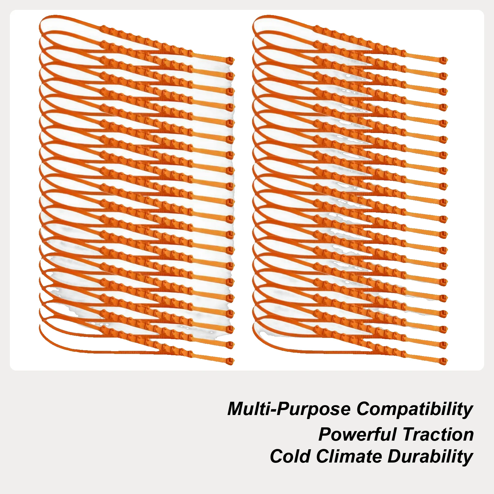 

40PCS Car Tire Chains Winter Snow Anti-Skid Tyre Cable Ties Auto Outdoor Snow Tire Tyre Anti Skid Chain Emergency Accessories